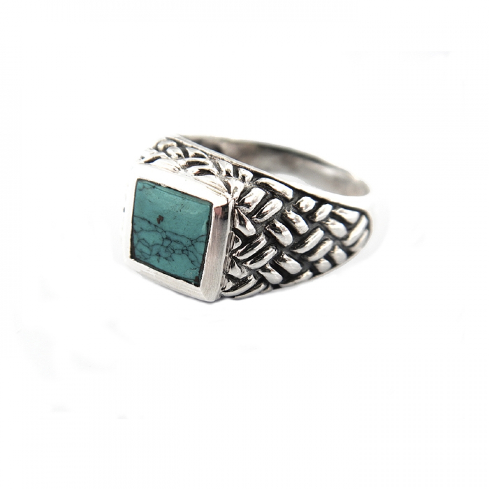 eurosilver - Bague Homme Turquoise 23770380-3